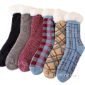 Fuzzi toffel sock för kvinnor vinter